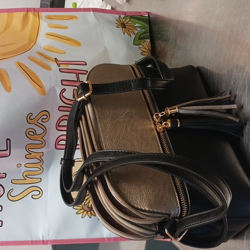 Dasein Fashion Tassel Zipper Crossbody